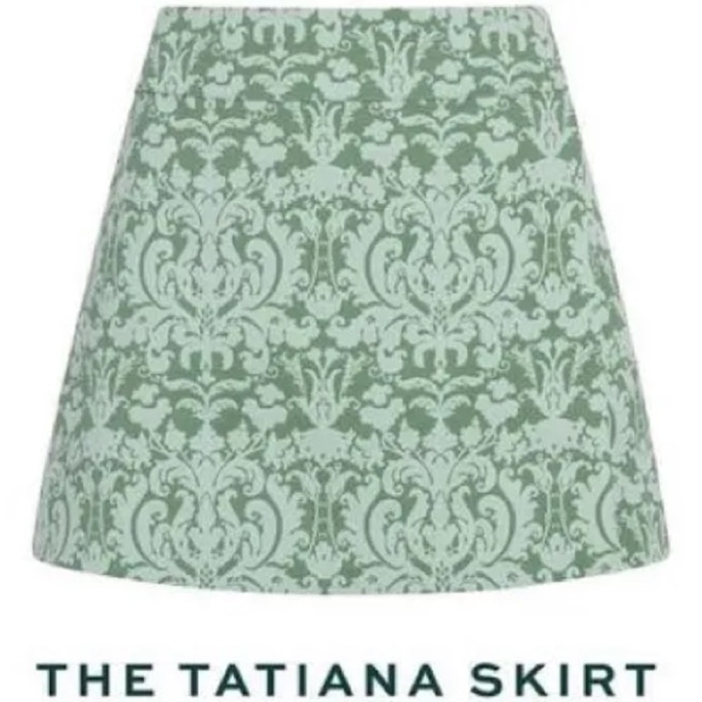 Hill House Home Green Tatiana Skirt - XS